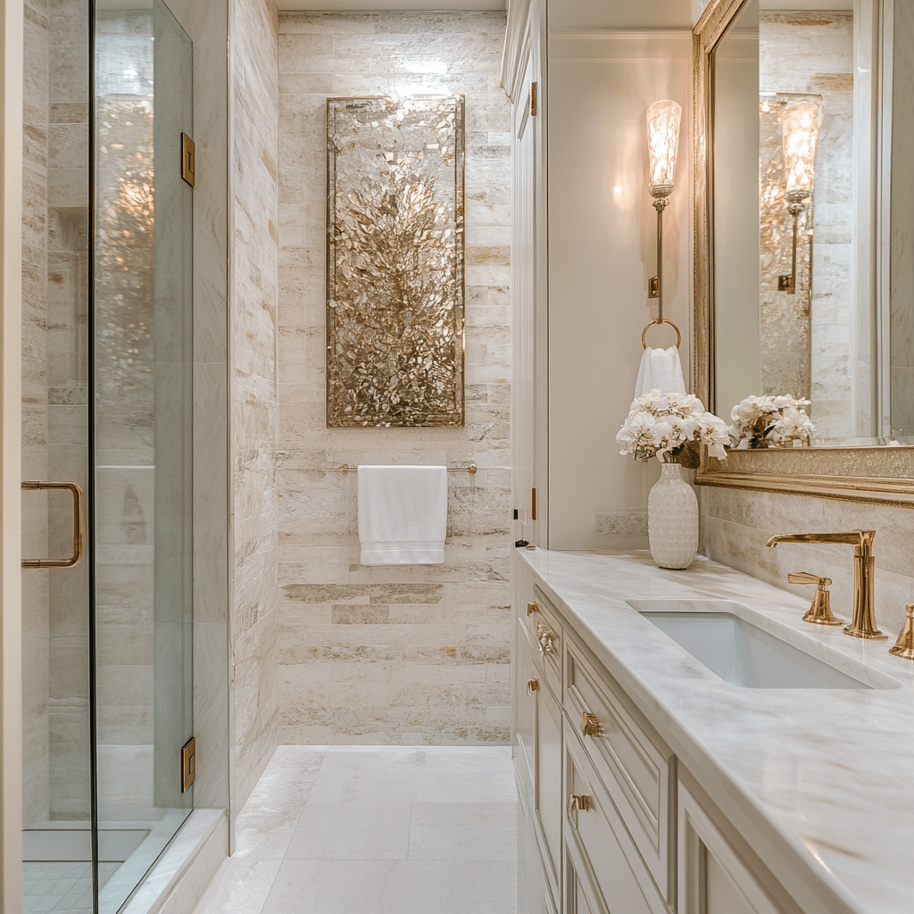 Custom bathroom details